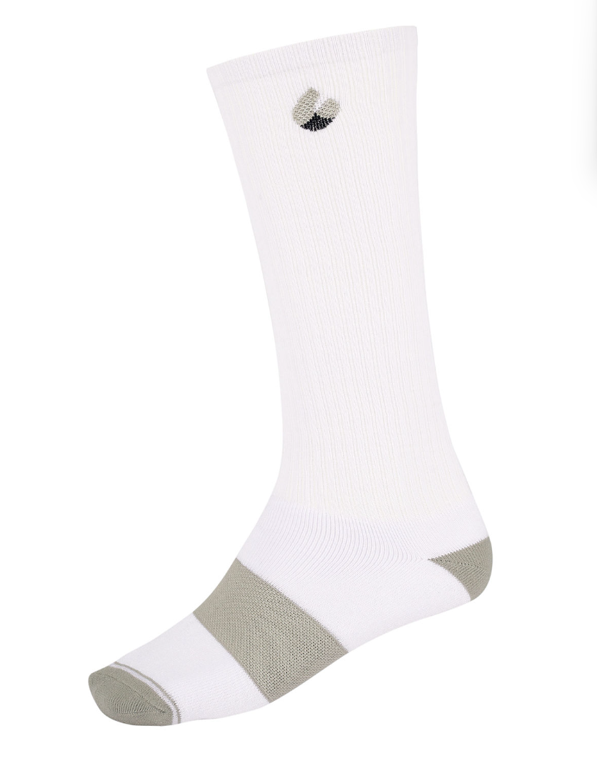 Compression Socks White/Grey
