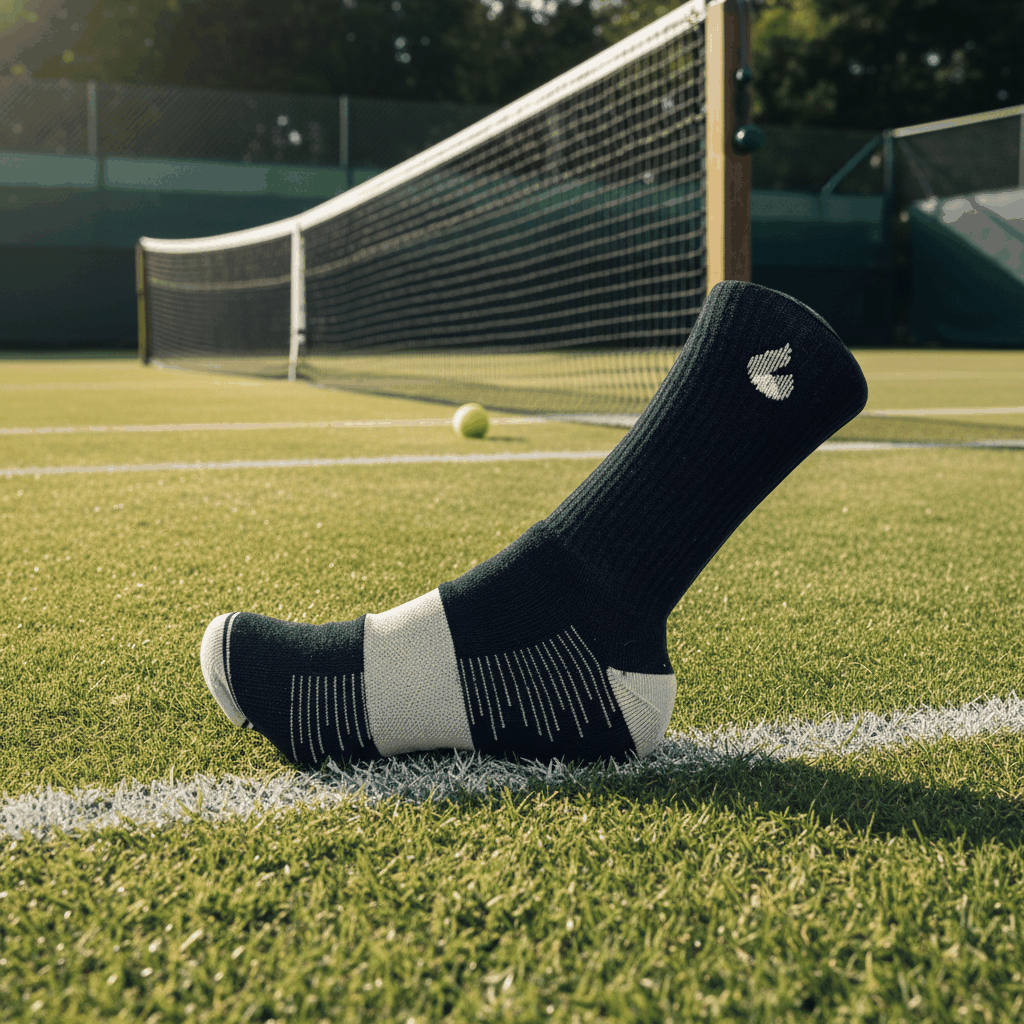 Chaussettes de Tennis Crew Lite Noir/Gris