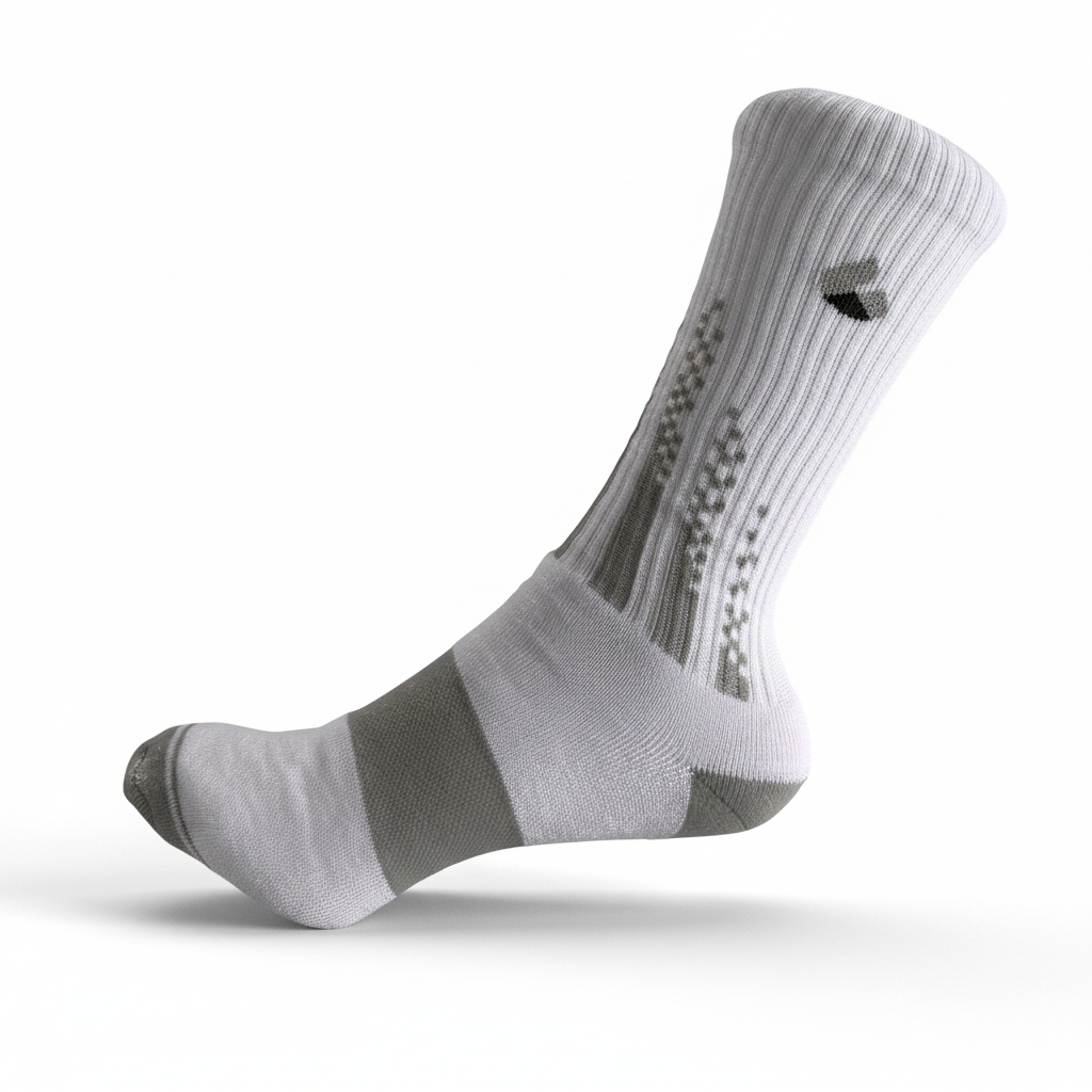 Padel Socks Crew White/Grey