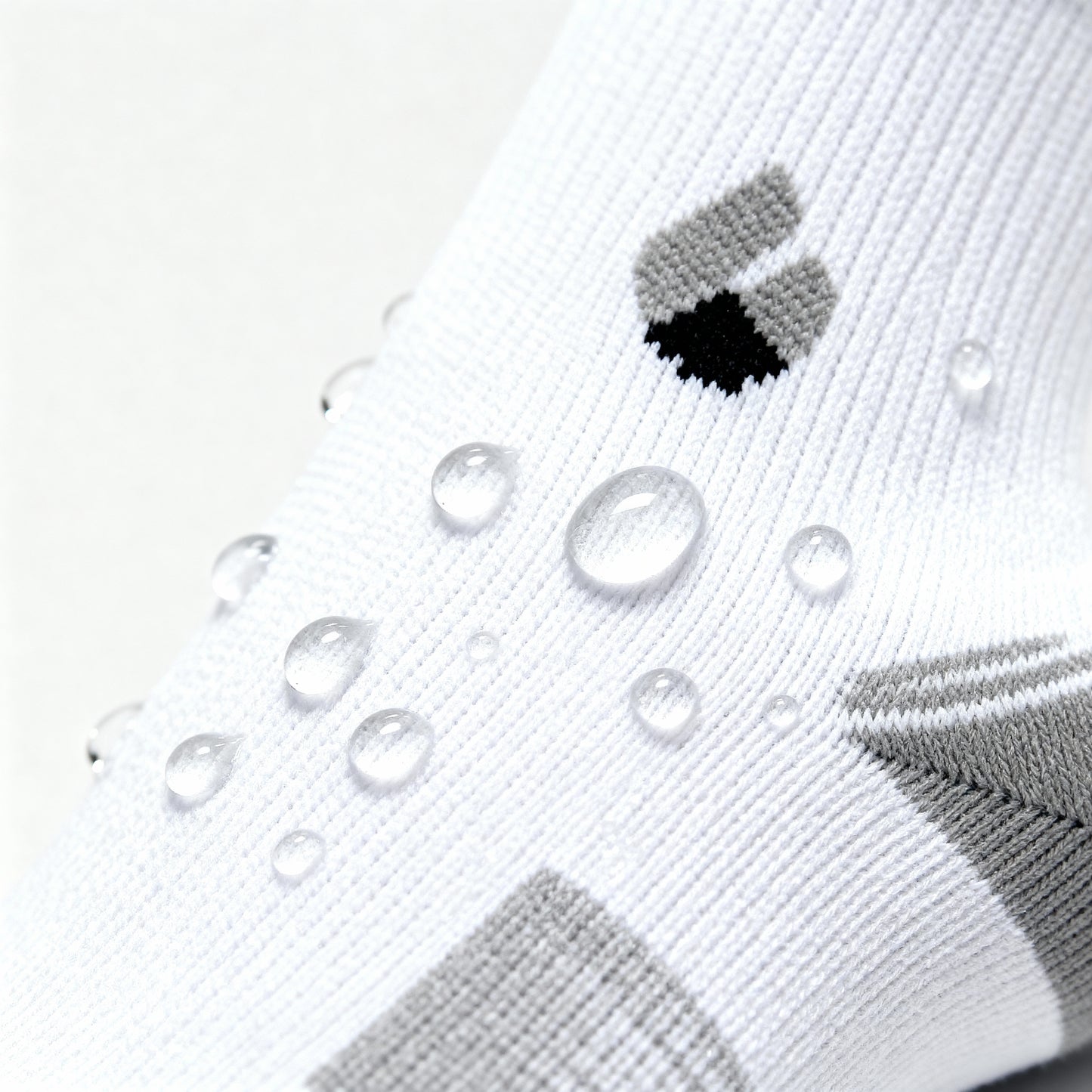 Running Socken Ankle Weiss/Grau
