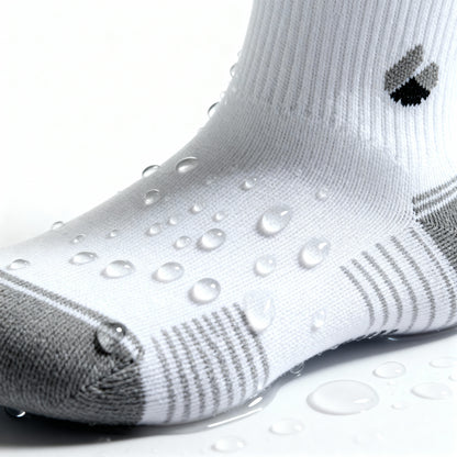 Running Socken Ankle Weiss/Grau