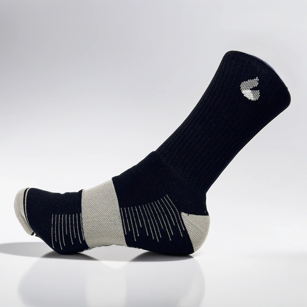 Tennis Socks Crew Lite Black/Grey