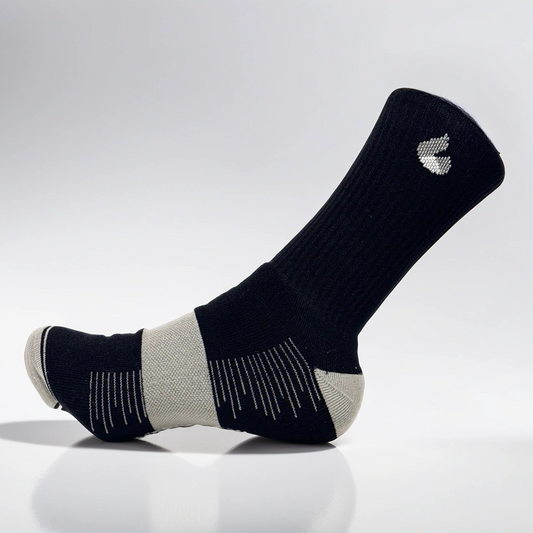Tennis Socks Crew Lite Black/Grey